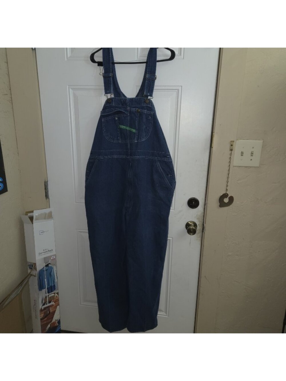 Key Imperial Aristocrat of Overalls Mens 44x30 Blue Denim Carpenter [see descip]